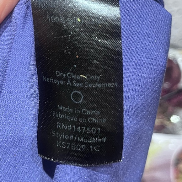 Kobi Halperin Silk Bell Sleeves Elegant Purple Women Sz L Blouse - Picture 2 of 6